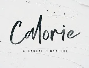 Calorie Script font