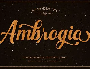 Ambrogio font