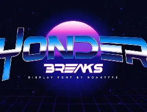 Yonder Breaks Demo font