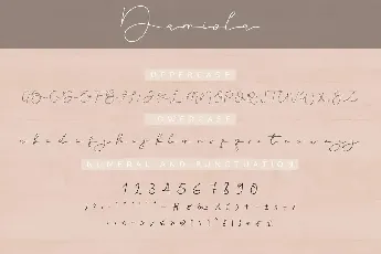 Damiola Demo font