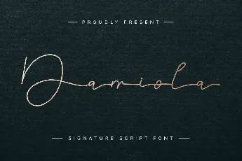 Damiola Demo font