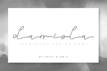 Damiola Demo font