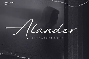 Alander font