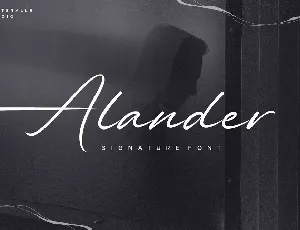 Alander font