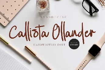 Callista Ollander Script font