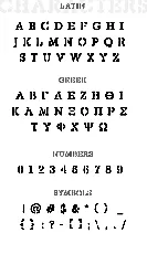 Depravo Stencil font