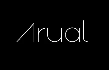 Arual Free font