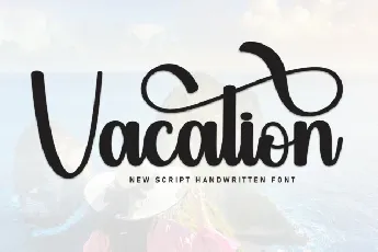 Vacation Script Typeface font