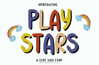 Play Stars Display font