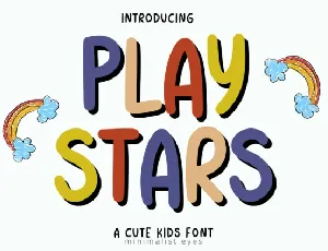 Play Stars Display font