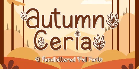 Autumn Ceria font