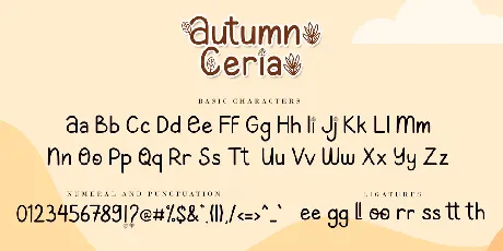 Autumn Ceria font