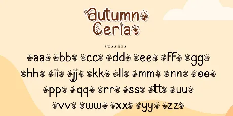 Autumn Ceria font