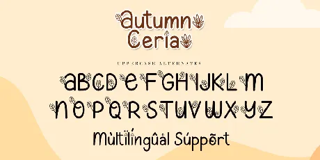 Autumn Ceria font