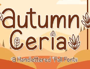 Autumn Ceria font