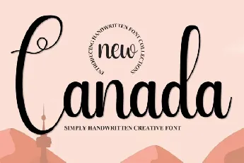 Canada Script font