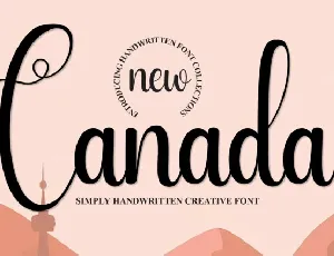 Canada Script font