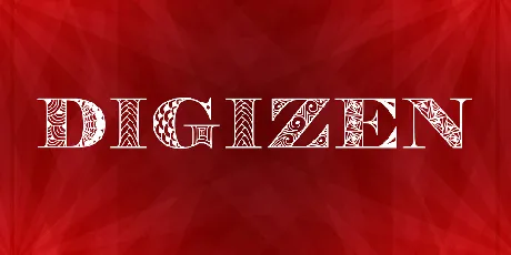 Digizen font