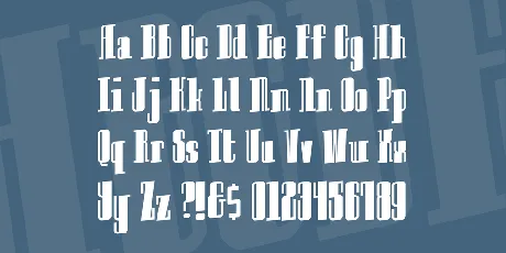 Innocent bystander font