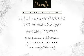 Choretto Demo font