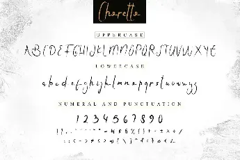 Choretto Demo font