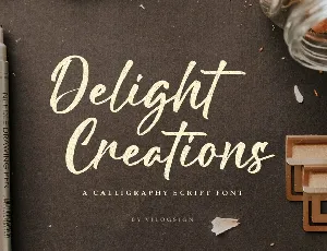 Delight Creations font