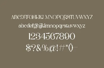 Balerga font