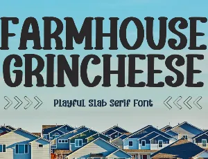 Farmhouse Grincheese font