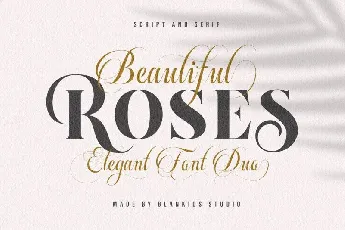 Beautiful Roses Duo font