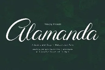 Alamanda font