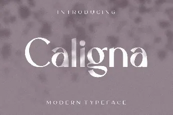 Caligna font