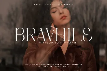 Bravhile DEMO font