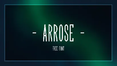 Arrose font