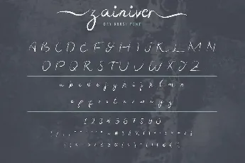 Zainiver Demo font