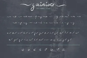 Zainiver Demo font