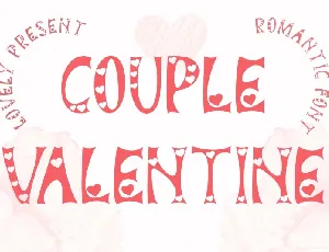 Couple Valentine font