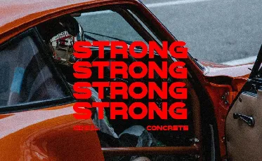 Strong Concrete font