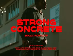 Strong Concrete font