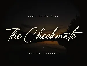 The Checkmate font