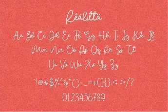 Realitta font