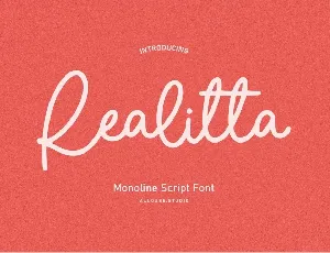 Realitta font