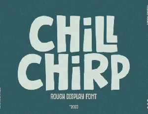 Chill Chirp font