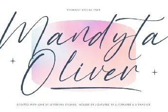 Mandyta Oliver font