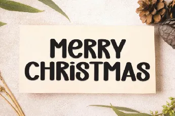 School Christmas Display font