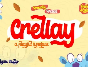 Crellay Cute and Fun font