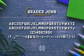 Braderjohn Slab Serif font