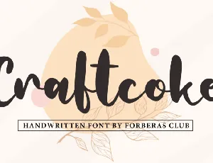 Craftcoke font