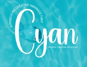 Cyan Script font