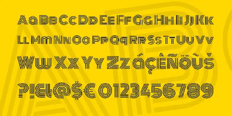 Monoton font