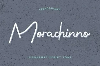 Morachinno Demo font